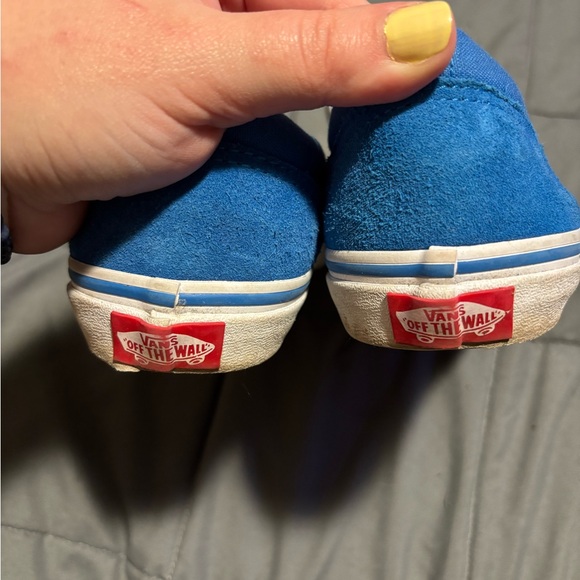 VANS Blue Old Skool Low Classic Sneakers Kids Youth Size 4 - Picture 2 of 6